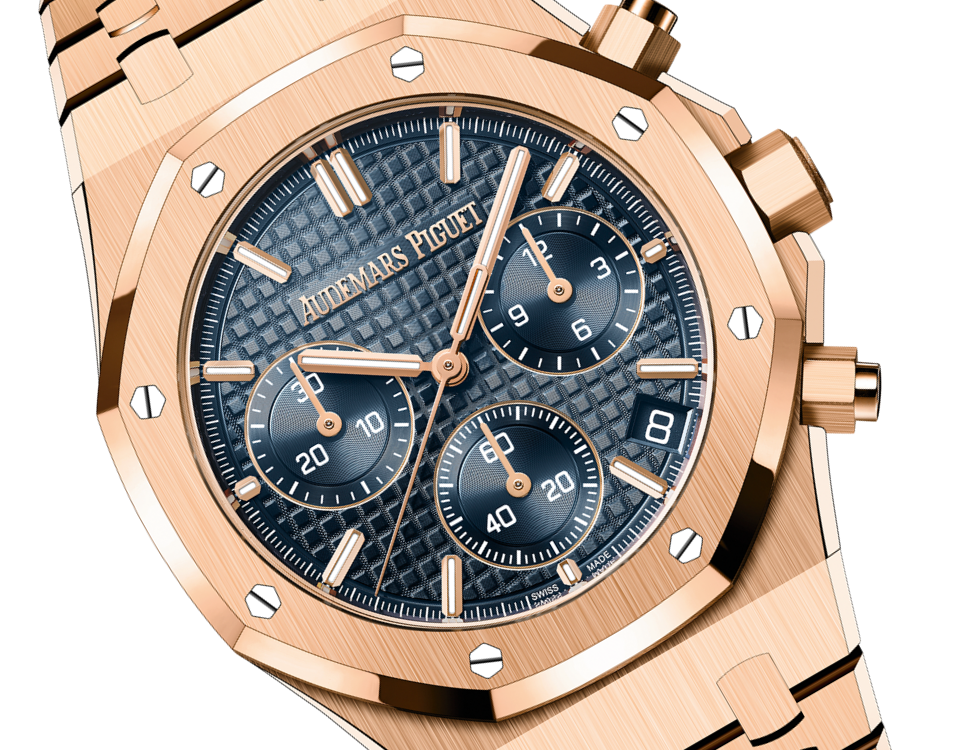 ROYAL OAK Pink Gold “Bleu nuit nuage 50” Dial CHRONOGRAPH 41mm - LITELUX