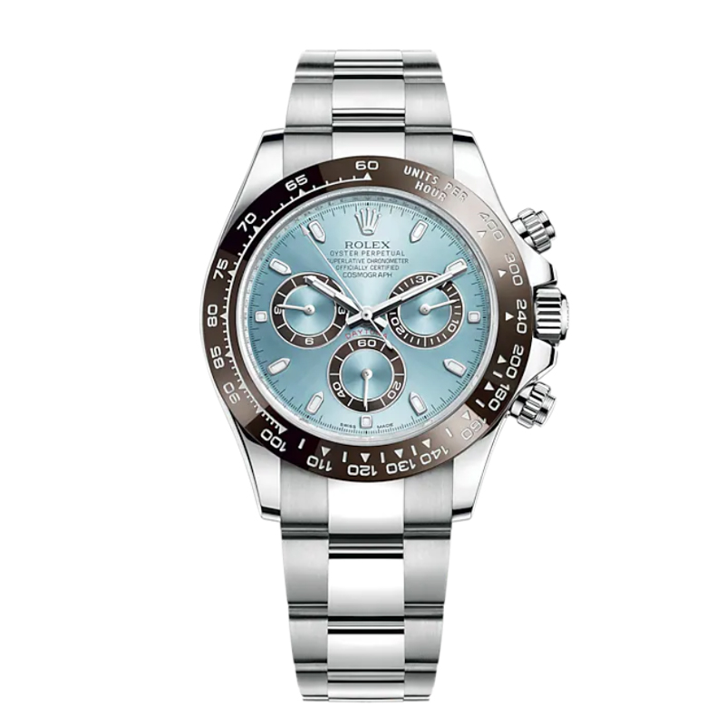 Rolex Cosmograph Daytona 40mm Platinum Ice-Blue Dial m116506 Series - LITELUX