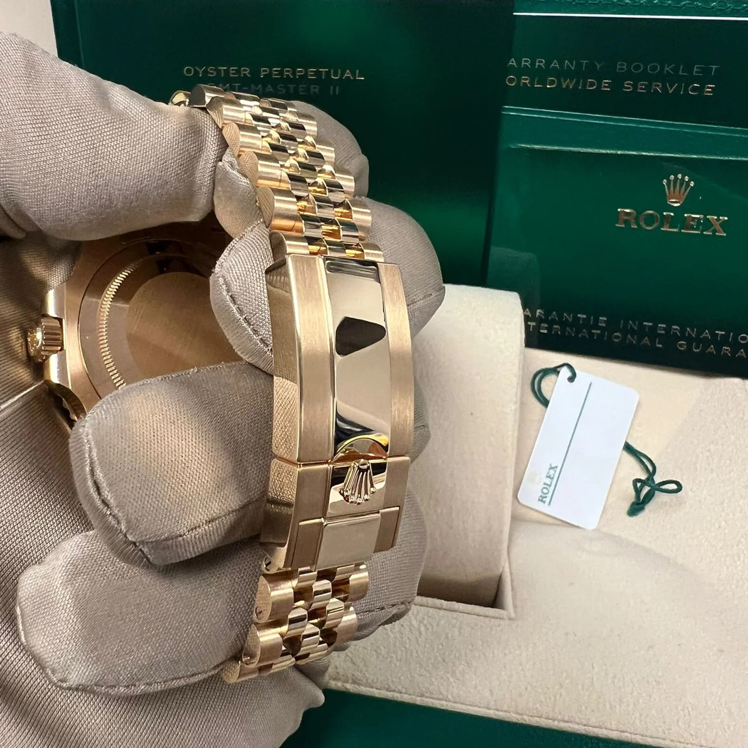 Rolex GMT-Master II NEW RELEASE 2023 Jubilee 18ct Yellow Gold 126718GRNR-0001 - LITELUX