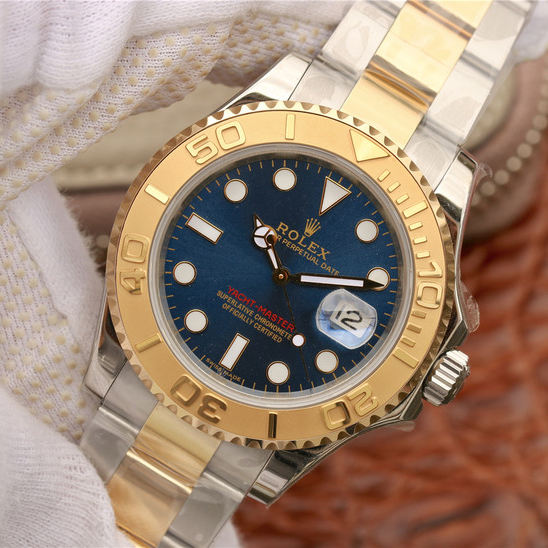 Yacht-Master 1 Goldmix ( Gold & Blue Dial ) Stainless Steel 40mm - LITELUX