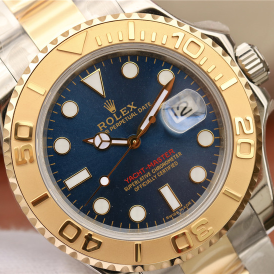 Yacht-Master 1 Goldmix ( Gold & Blue Dial ) Stainless Steel 40mm - LITELUX