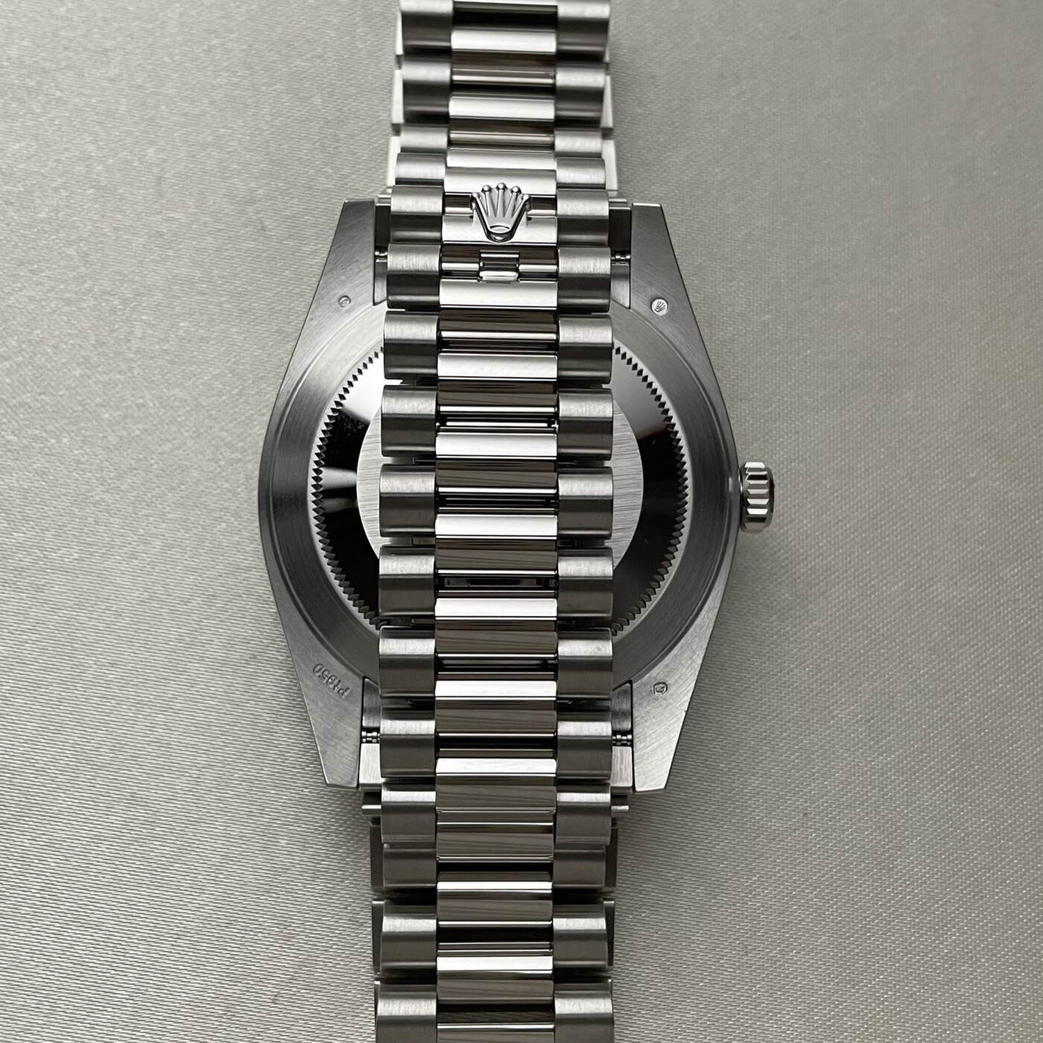Rolex Oyster Perpetual Day-Date President 40mm in Platinum with Ice-Blue Dial Men's Watch 228236-0012 Unworn - LITELUX