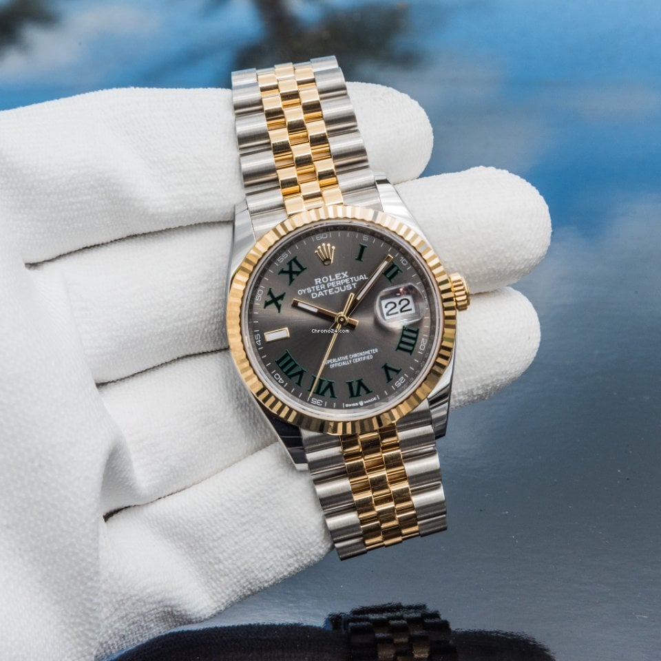 Rolex Datejust 41 Oystersteel and yellow gold Wimbledon - M126333-0020/126333-0019 Brand Unworn - LITELUX