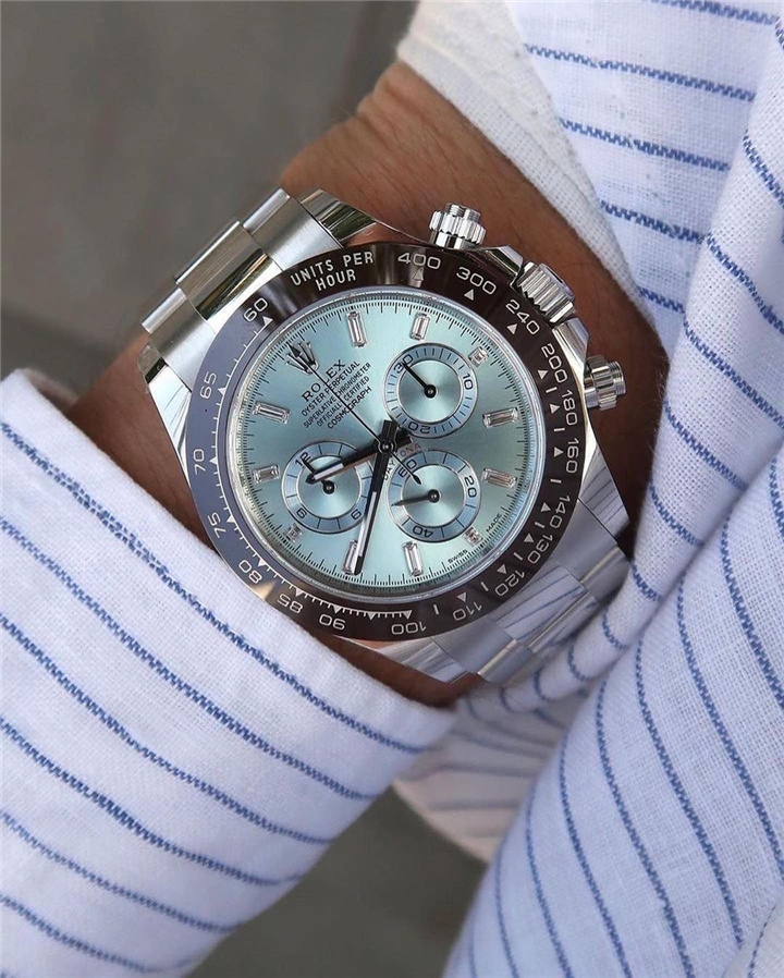 Rolex Cosmograph Daytona 40mm Platinum Ice-Blue Dial m116506 Series - LITELUX