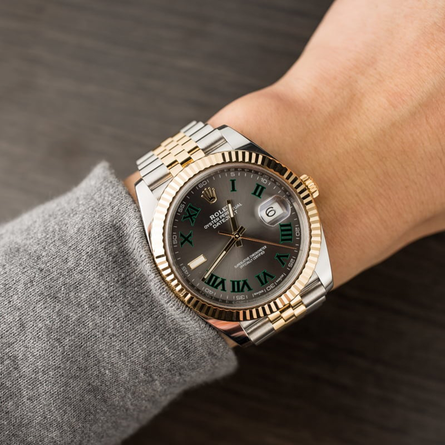 Rolex Datejust 41 Oystersteel and yellow gold Wimbledon - M126333-0020/126333-0019 Brand Unworn - LITELUX