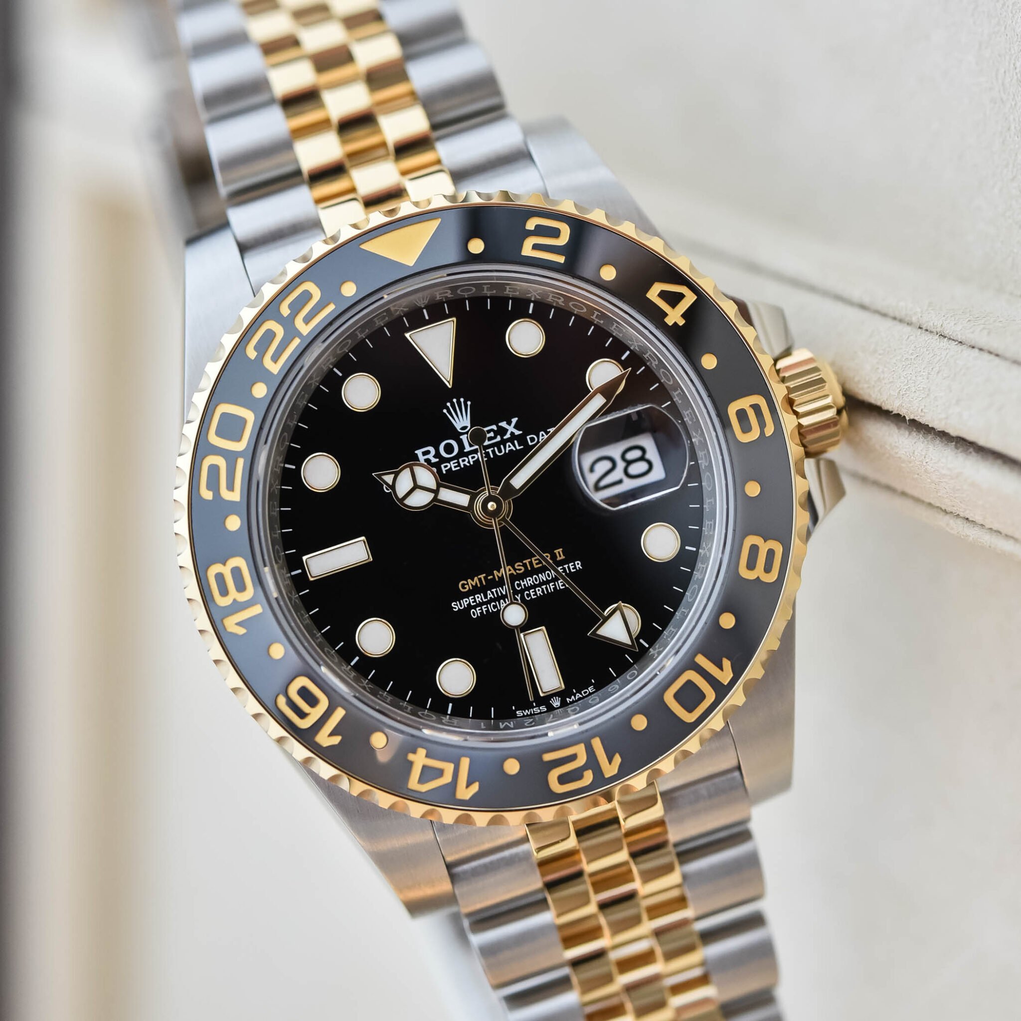 Rolex GMT-Master II NEW RELEASE 2023 Jubilee 18ct Yellow Gold 126718GRNR-0001 - LITELUX
