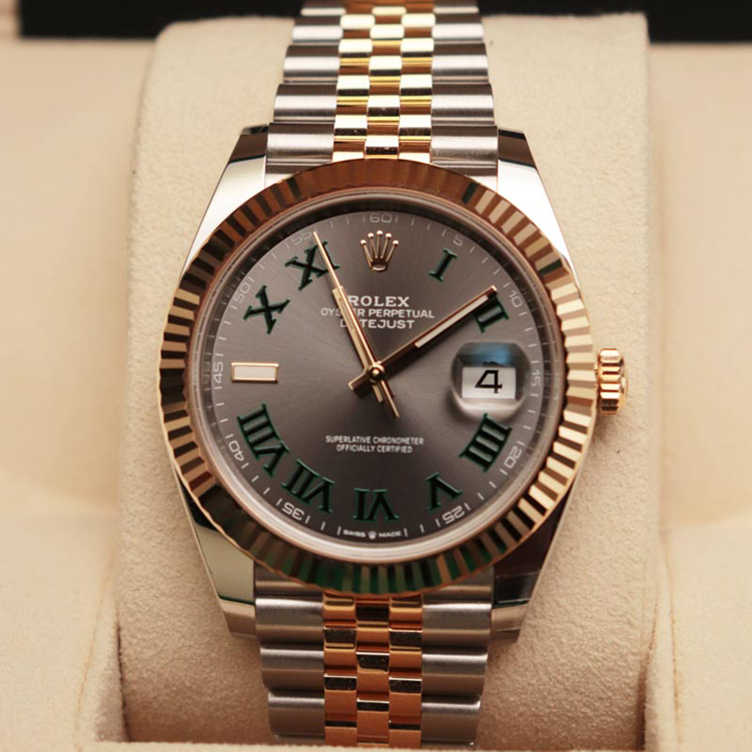 Rolex Datejust 41 Oystersteel and yellow gold Wimbledon - M126333-0020/126333-0019 Brand Unworn - LITELUX