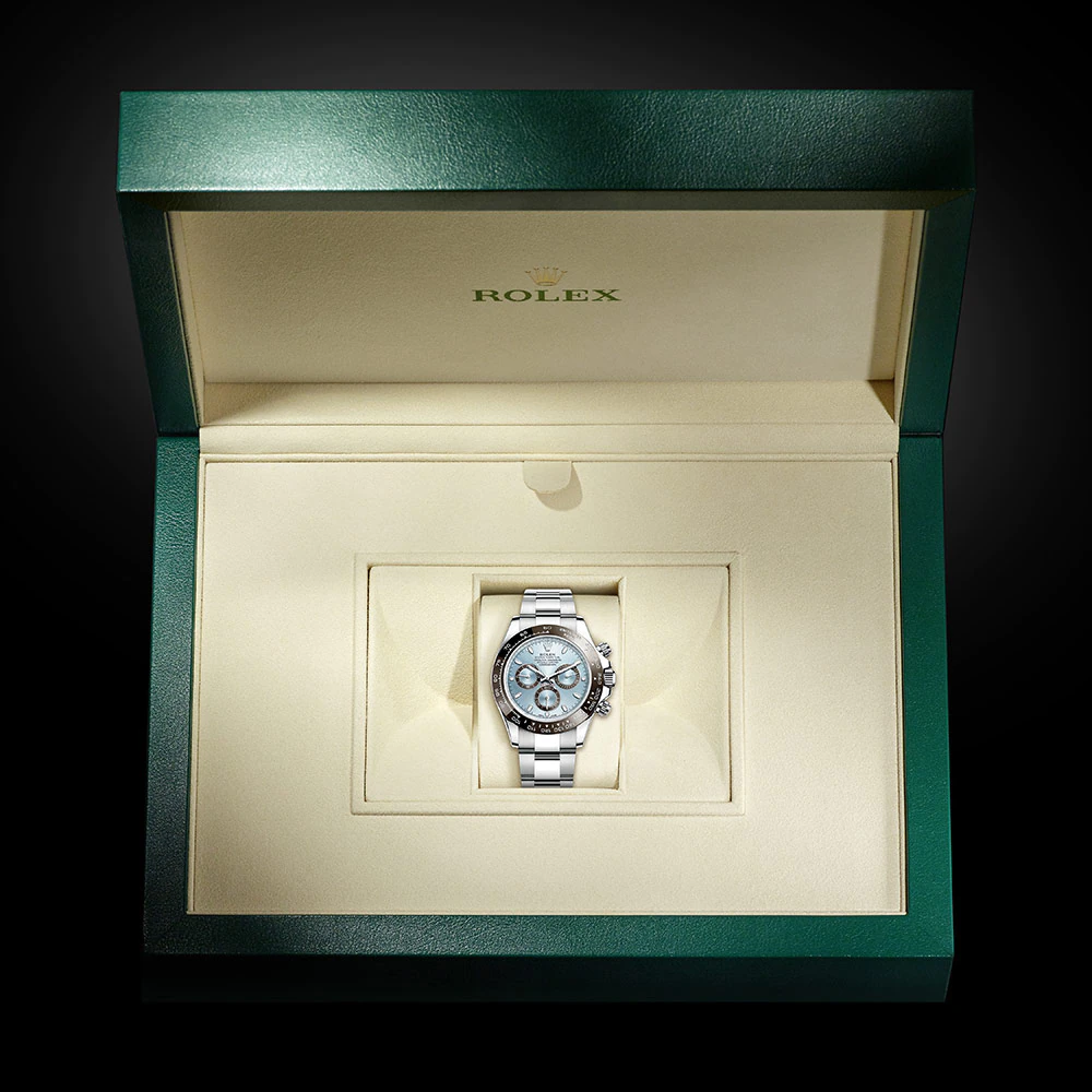 Rolex Cosmograph Daytona 40mm Platinum Ice-Blue Dial m116506 Series - LITELUX