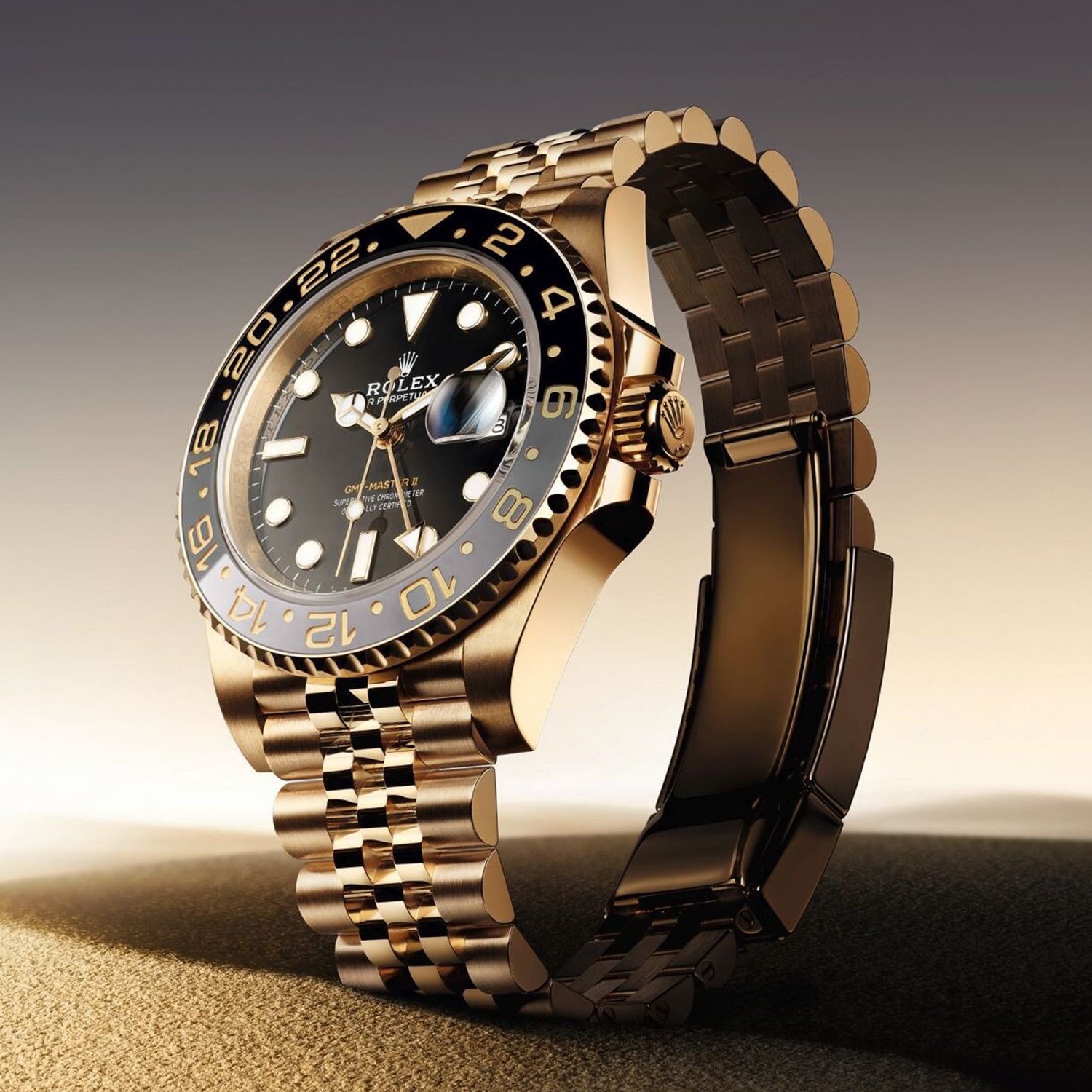 Rolex GMT-Master II NEW RELEASE 2023 Jubilee 18ct Yellow Gold 126718GRNR-0001 - LITELUX