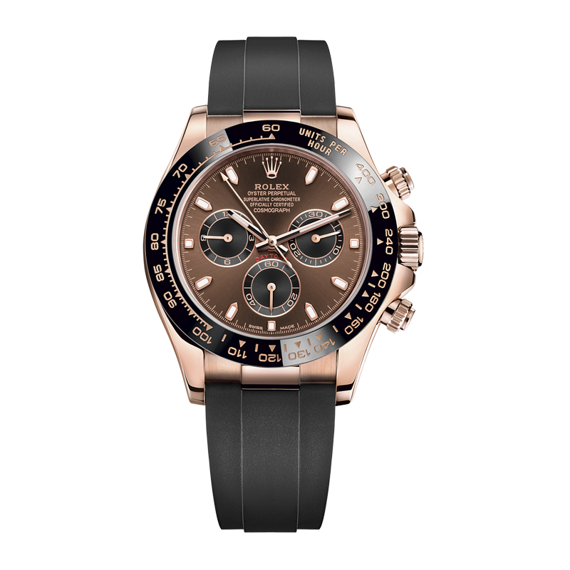 Rolex Cosmograph Daytona Everose Gold Chocolate Oysterflex M116515LN-0041 - LITELUX