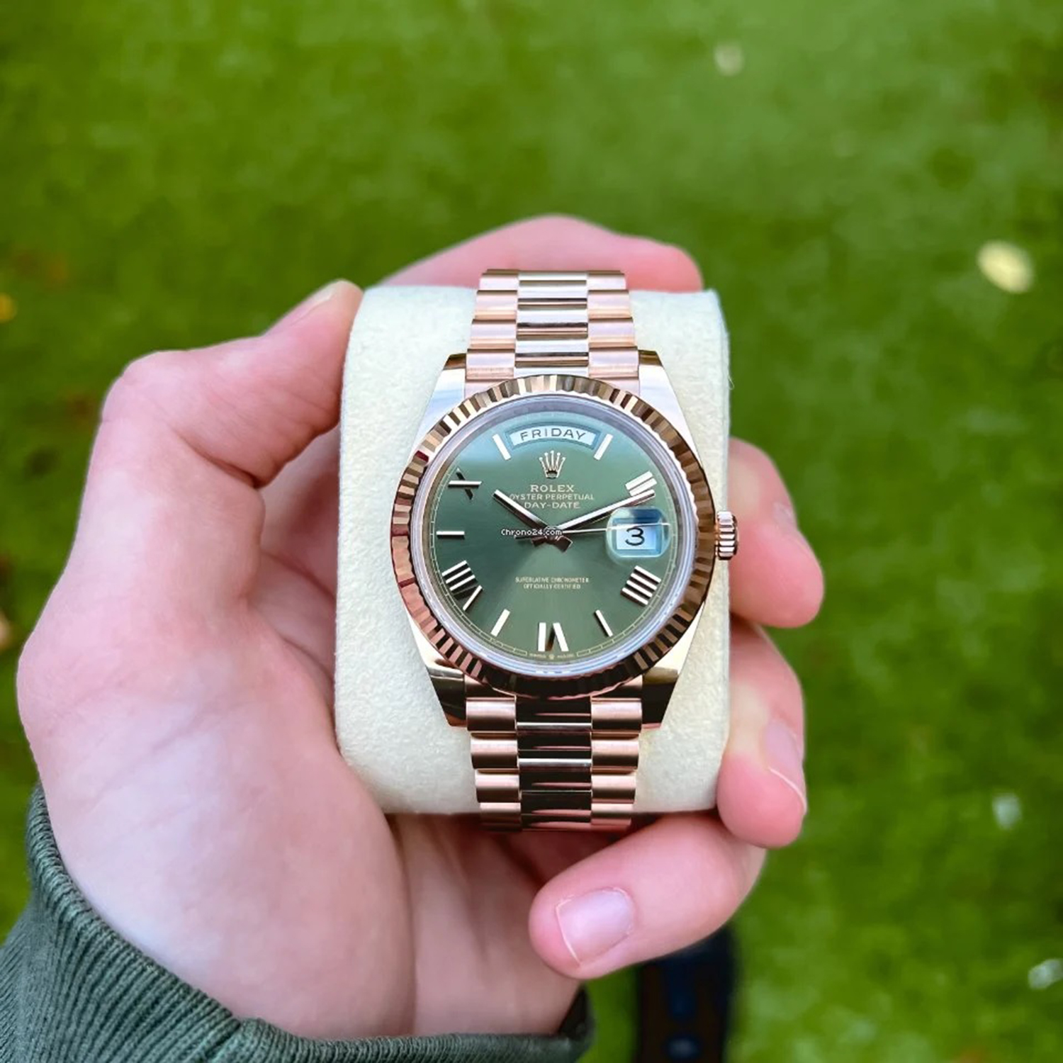 Rolex Day-Date President 40mm 18ct Everose Gold 228235-0025 Unworn - LITELUX