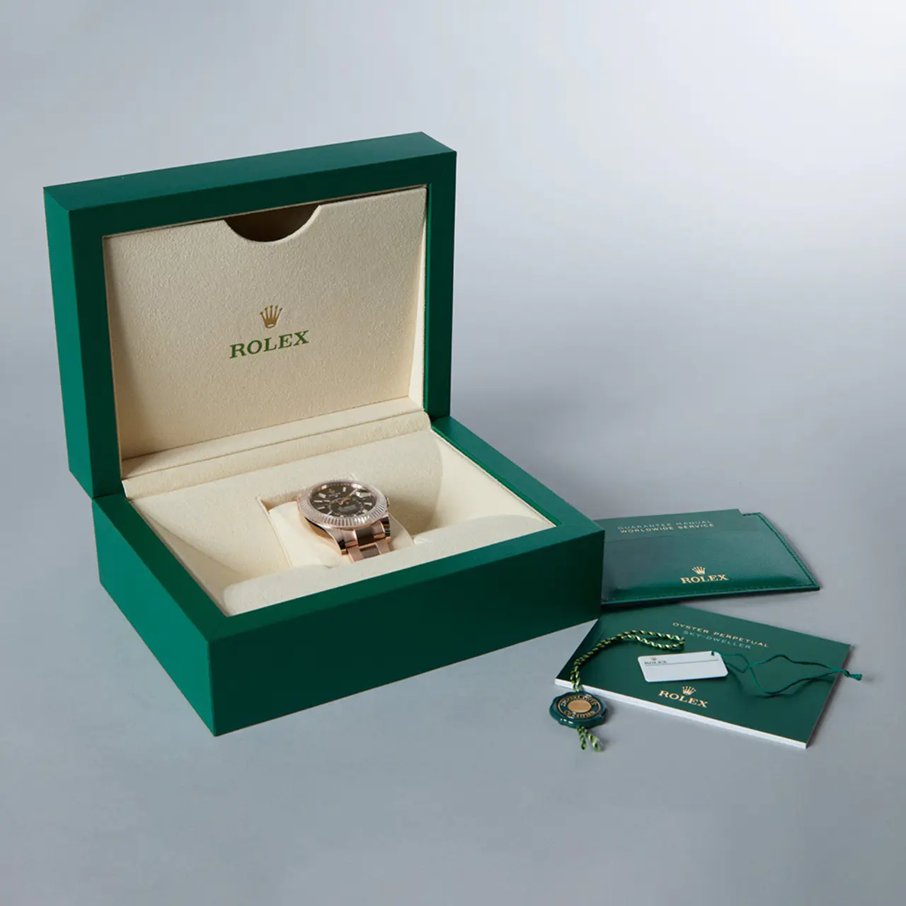 ROLEX Sky-Dweller 42mm Brown Dial Rose Gold Men's Watch M326935-0006 - LITELUX