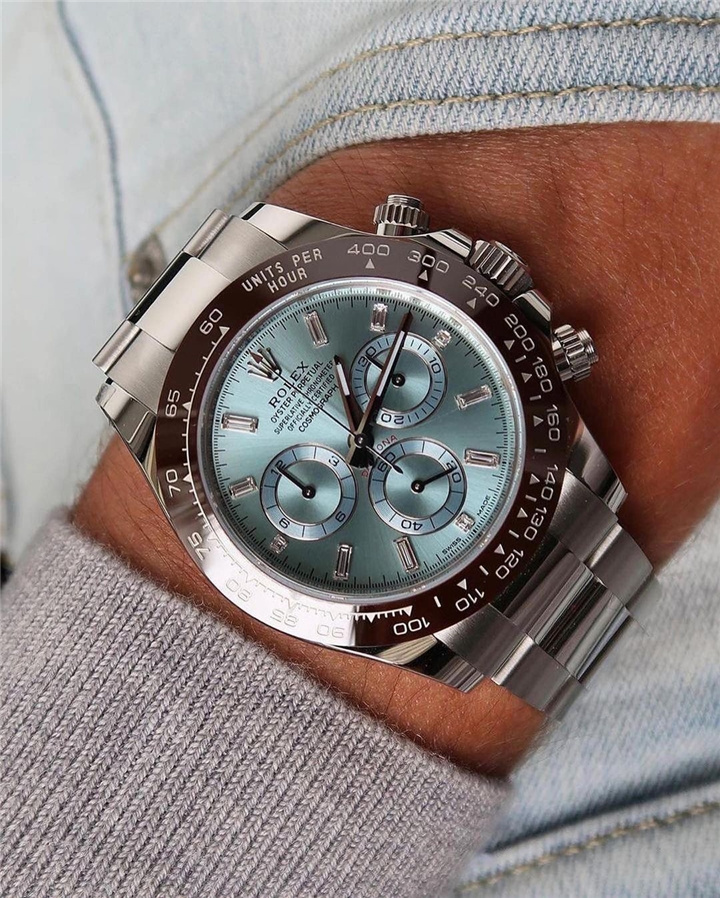 Rolex Cosmograph Daytona 40mm Platinum Ice-Blue Dial m116506 Series - LITELUX