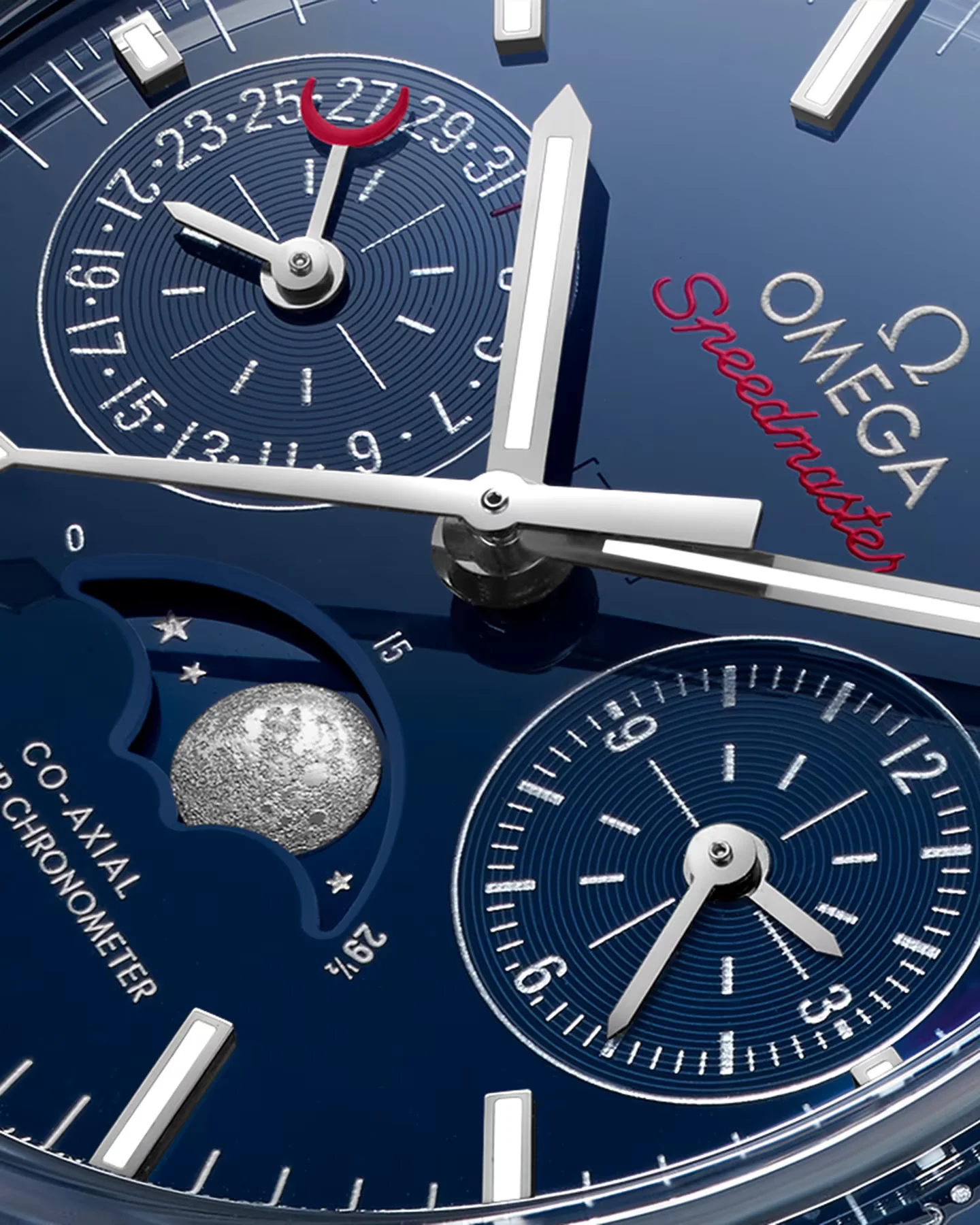 Omega Moonphase Co-Axial Master Chronometer Moonphase Chronograph 44.25 mm - LITELUX