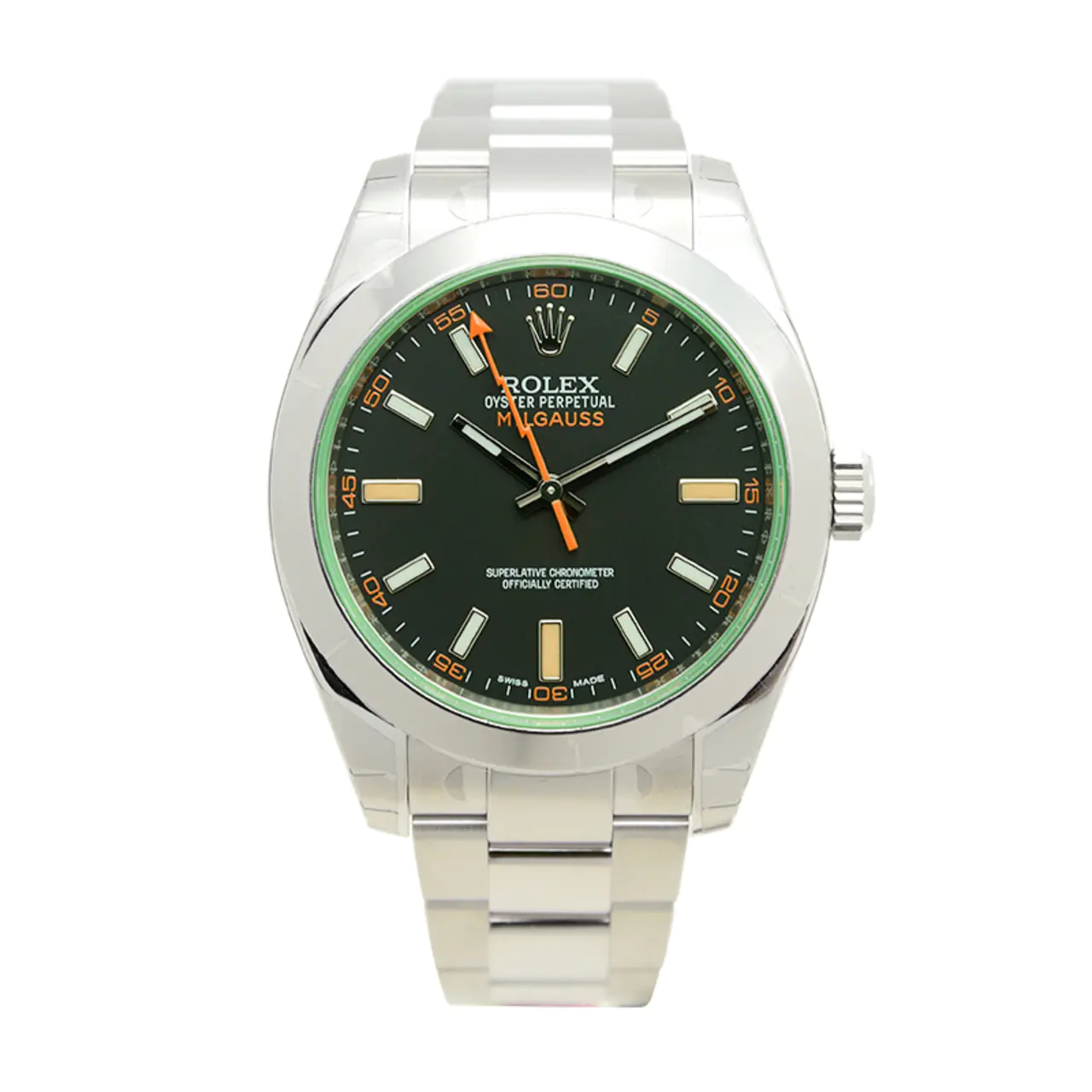 Rolex Oyster Perpetual Milgauss 40 116400gv Series - LITELUX