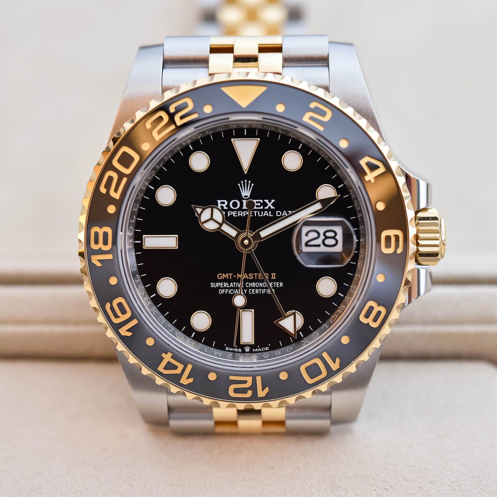Rolex GMT-Master II NEW RELEASE 2023 Jubilee 18ct Yellow Gold 126718GRNR-0001 - LITELUX