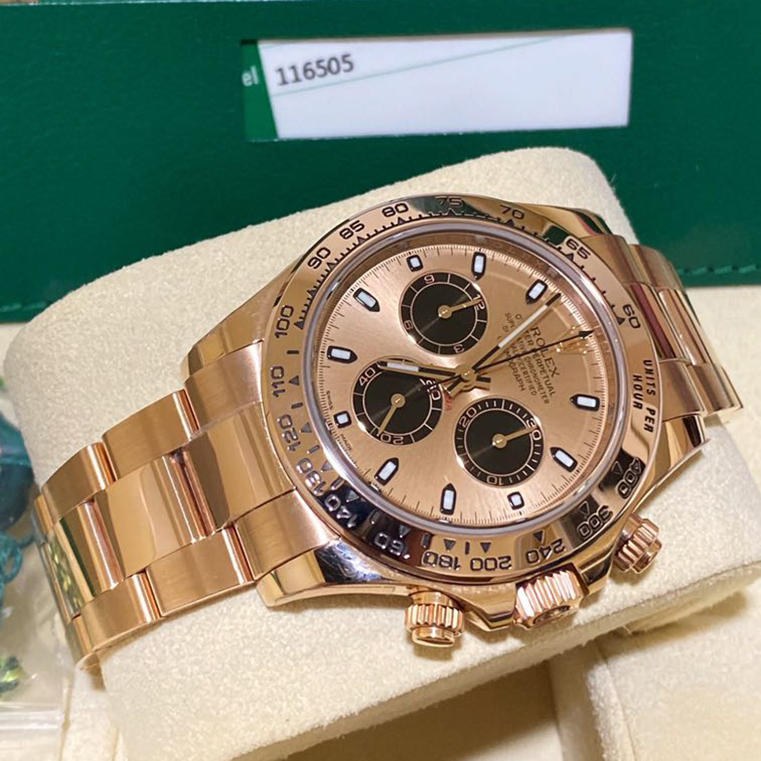 Rolex Cosmograph Daytona 18ct Everose Gold 40mm 116505-0016 - LITELUX