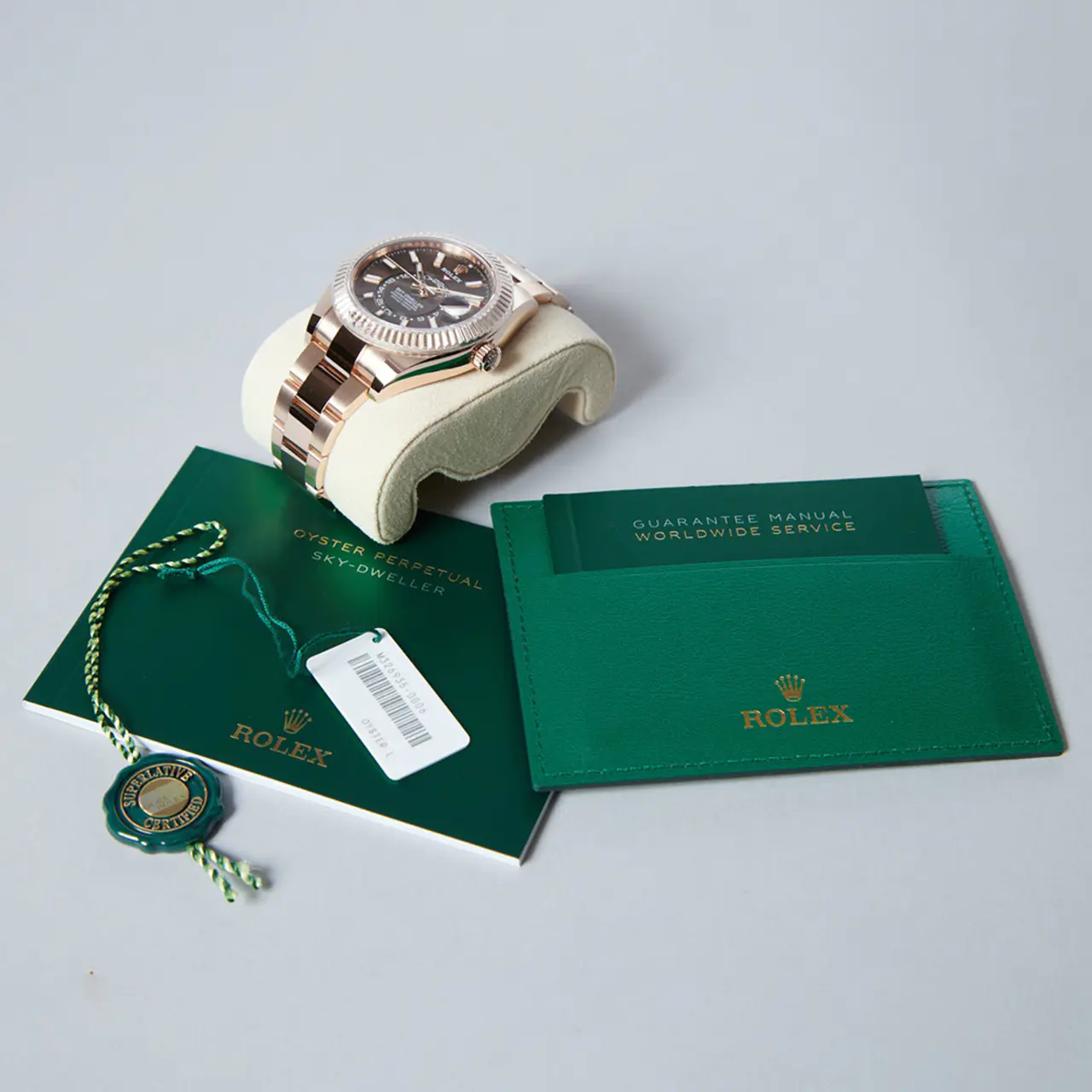 ROLEX Sky-Dweller 42mm Brown Dial Rose Gold Men's Watch M326935-0006 - LITELUX
