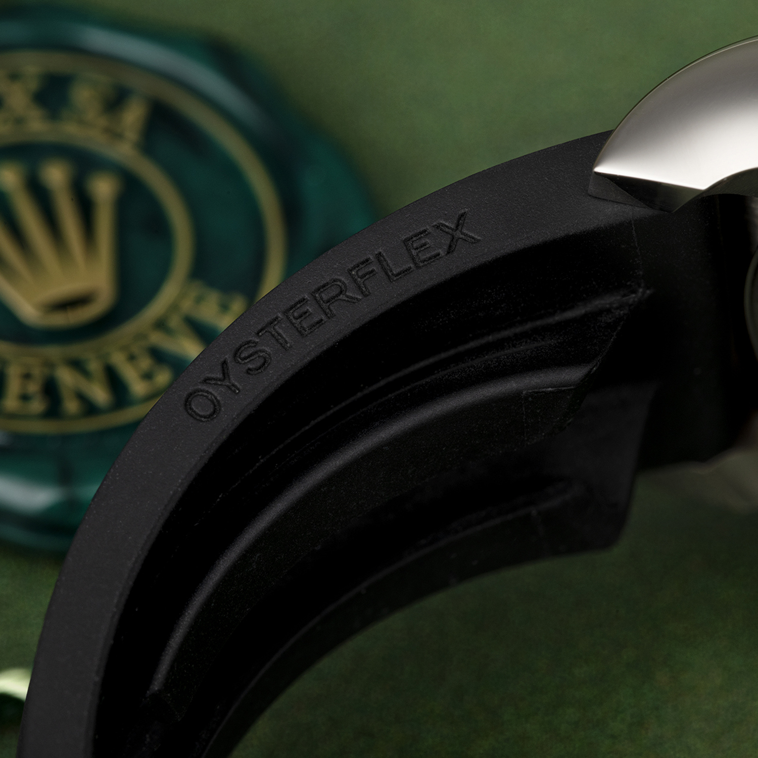 Rolex Daytona White Gold Black Dial Oysterflex Strap 116519LN-0025 Unworn - LITELUX