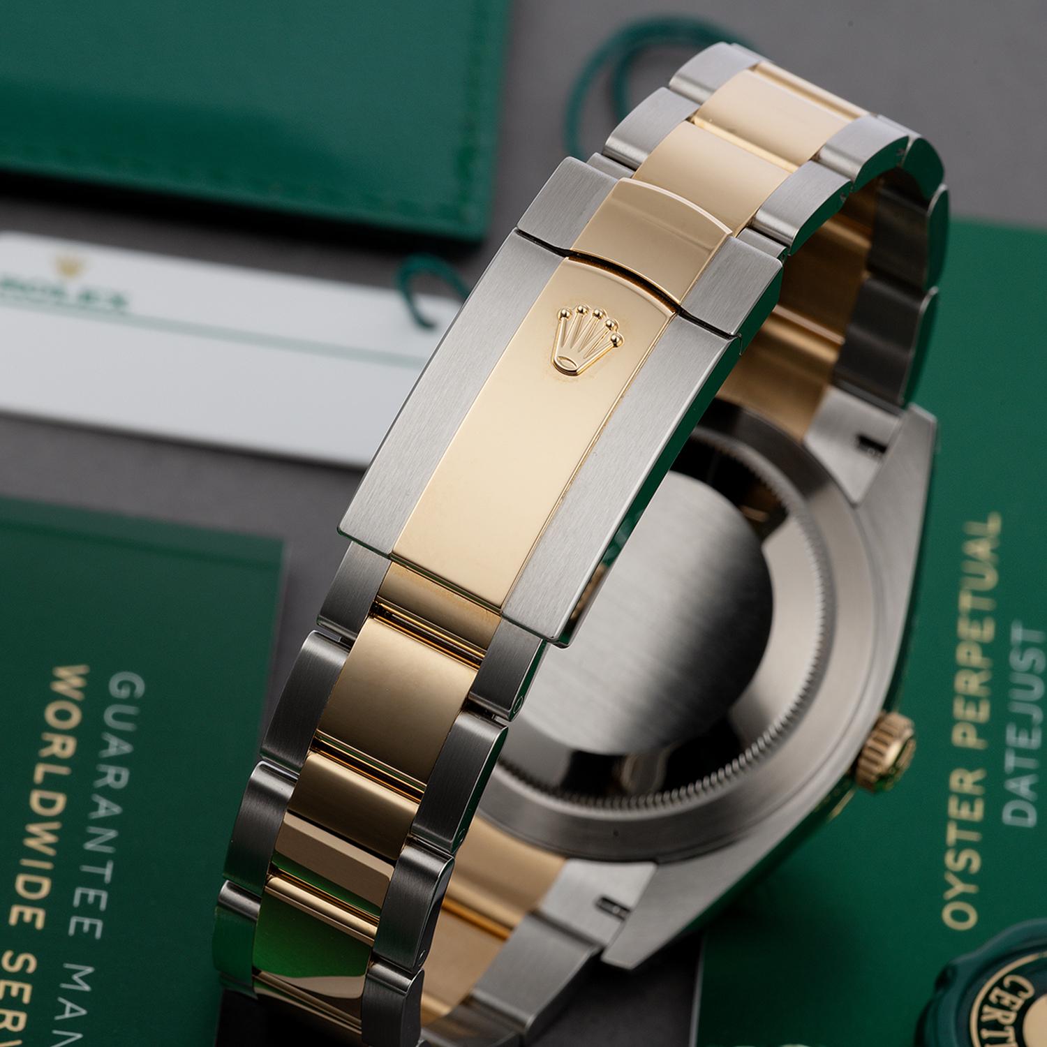 Rolex Oyster Perpetual Datejust 41 Two-tone Wimbledon Watch 126333-0019 Unworn - LITELUX