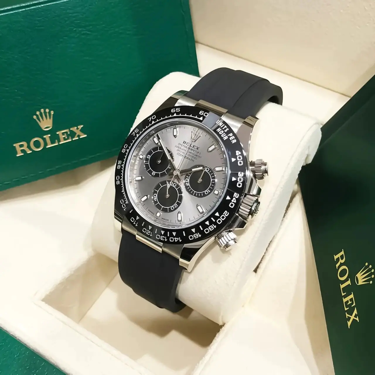 Rolex Oyster Perpetual Cosmograph Daytona 18K White Gold M116519ln - LITELUX