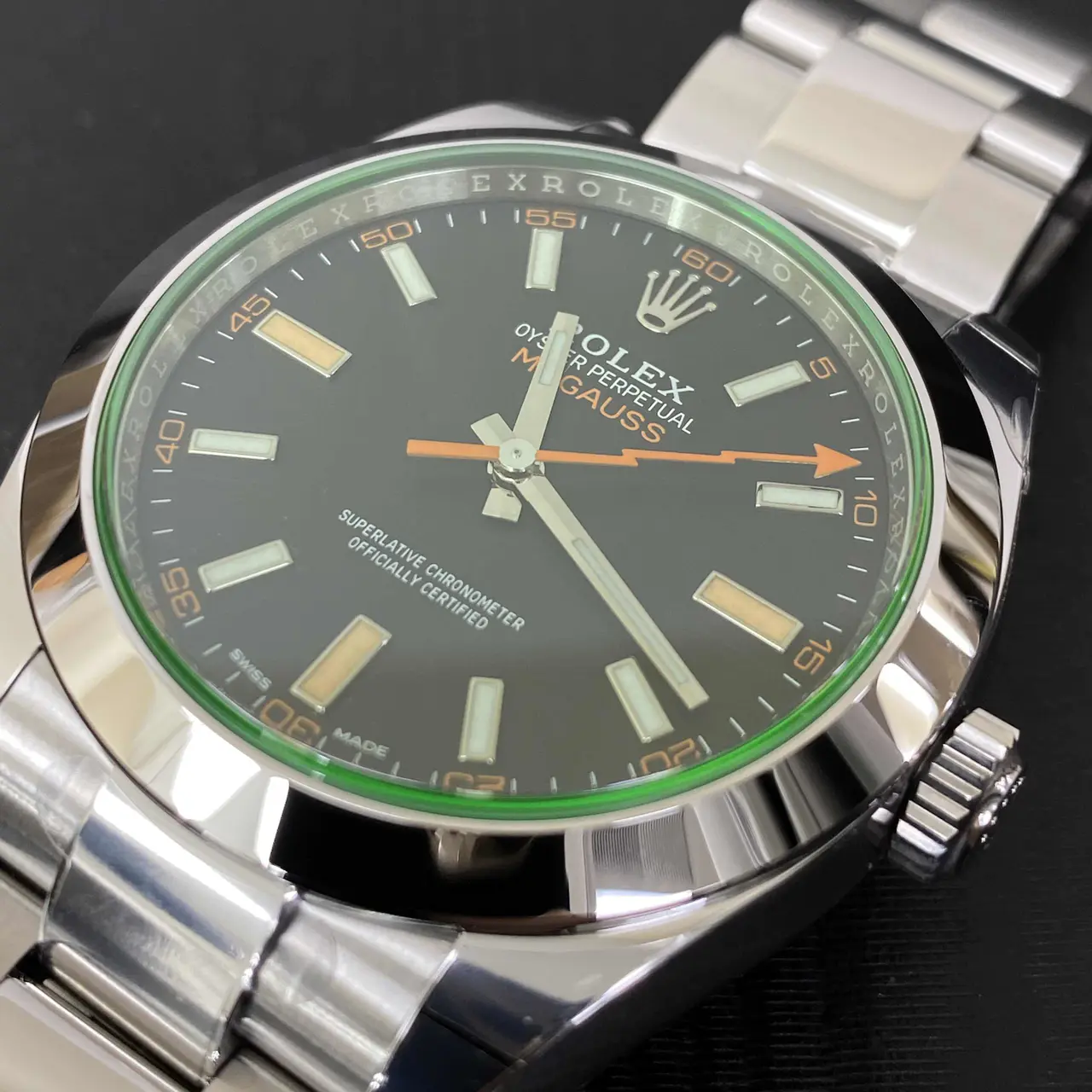 Rolex Oyster Perpetual Milgauss 40 116400gv Series - LITELUX