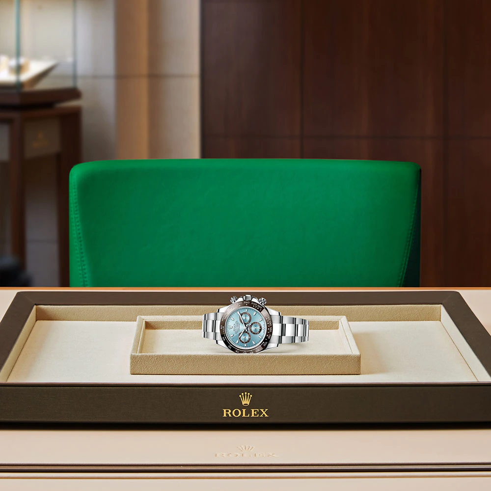 Rolex Cosmograph Daytona 40mm Platinum Ice-Blue Dial m116506 Series - LITELUX
