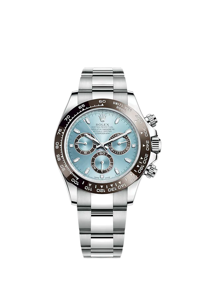 Rolex Cosmograph Daytona 40mm Platinum Ice-Blue Dial m116506 Series - LITELUX