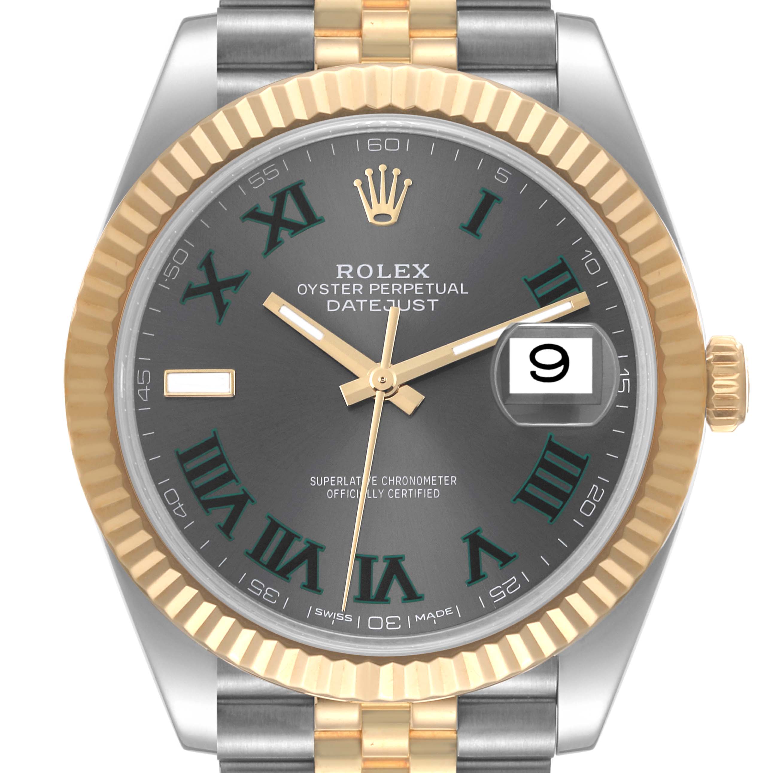 Rolex Datejust 41 Oystersteel and yellow gold Wimbledon - M126333-0020/126333-0019 Brand Unworn - LITELUX