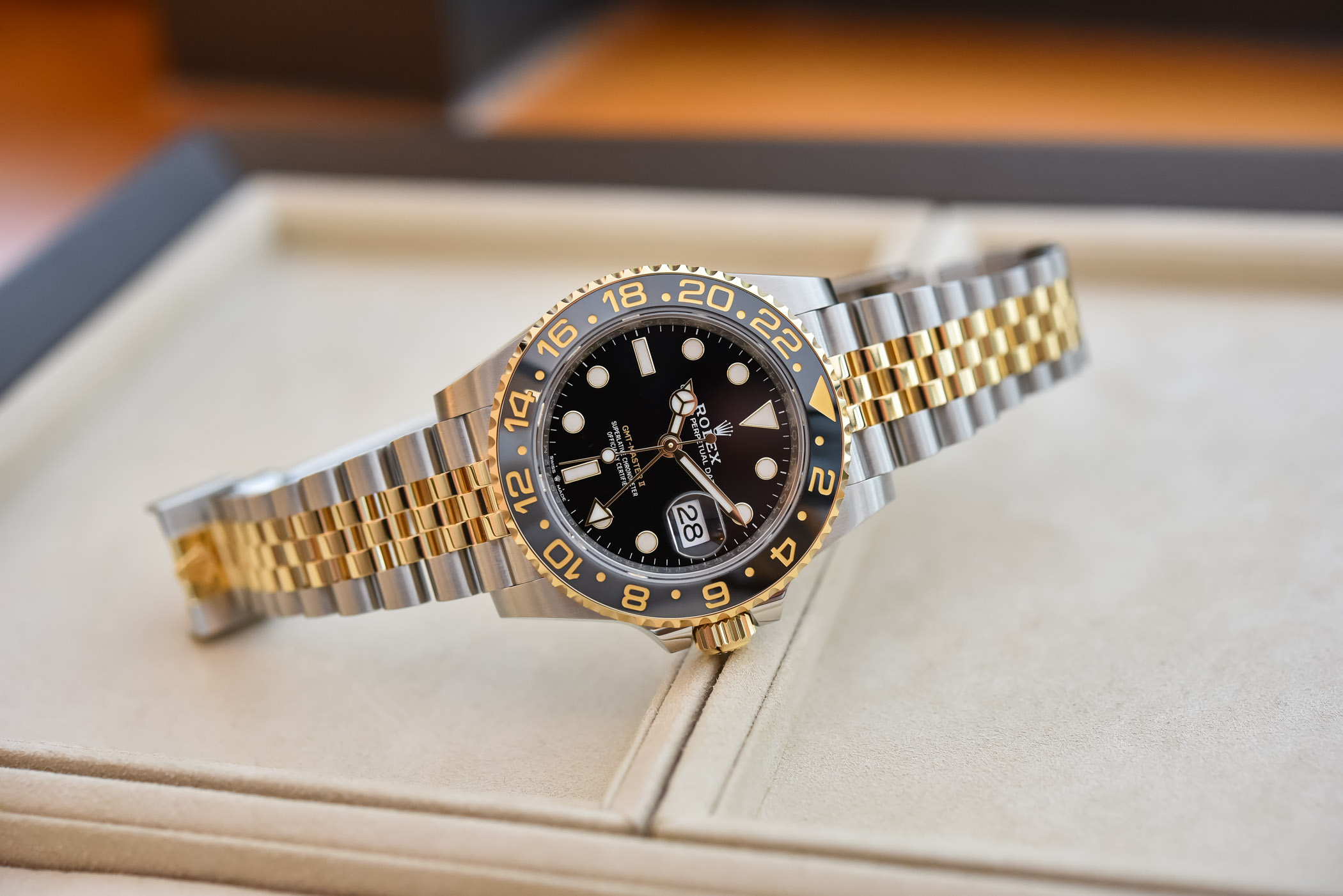 Rolex GMT-Master II NEW RELEASE 2023 Jubilee 18ct Yellow Gold 126718GRNR-0001 - LITELUX