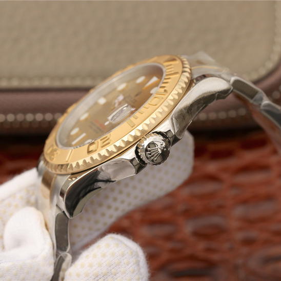 Yacht-Master 1 Goldmix ( Gold & Blue Dial ) Stainless Steel 40mm - LITELUX