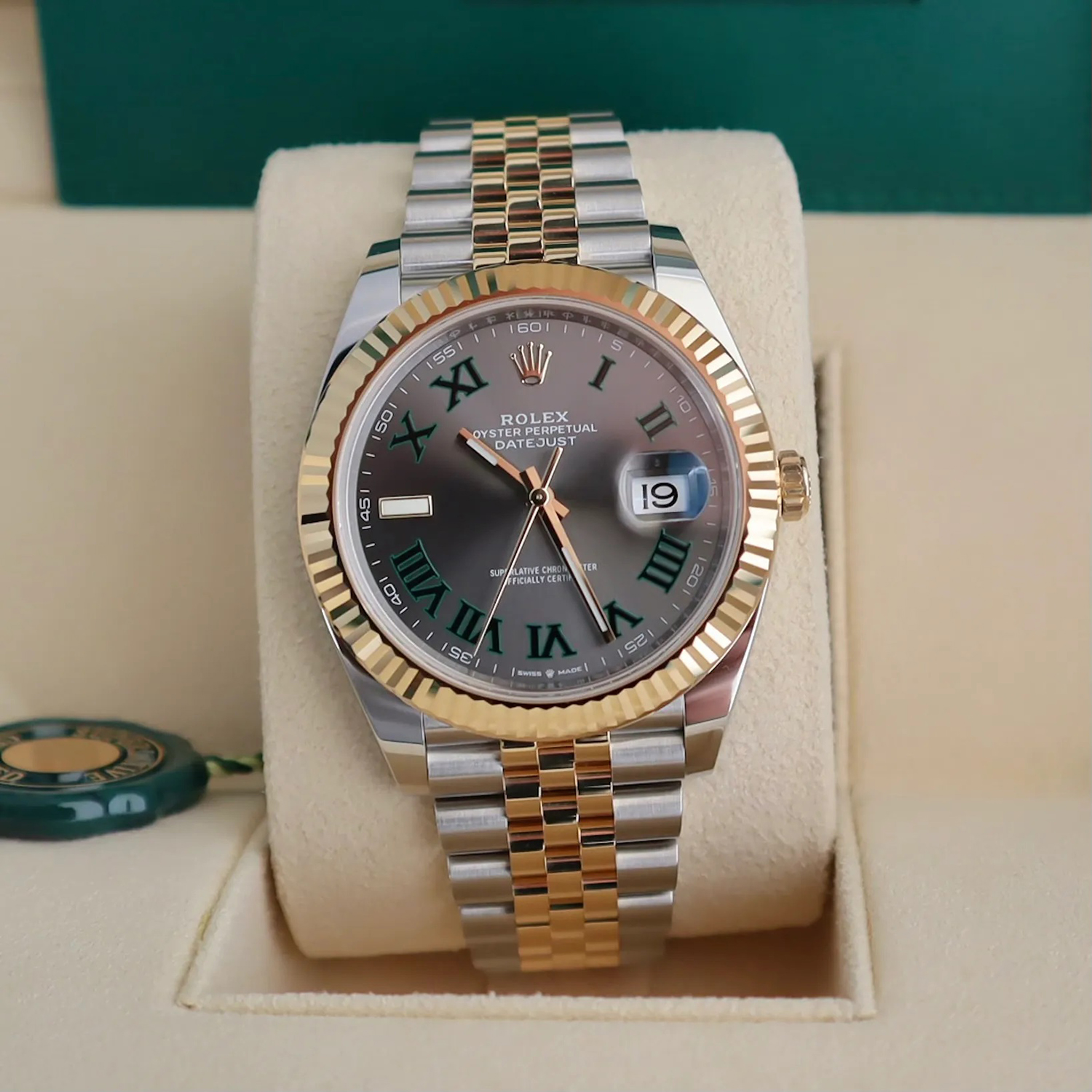 Rolex Datejust 41 Oystersteel and yellow gold Wimbledon - M126333-0020/126333-0019 Brand Unworn - LITELUX