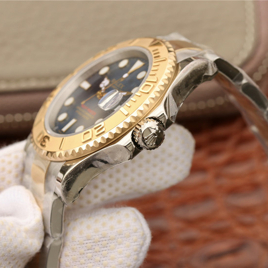 Yacht-Master 1 Goldmix ( Gold & Blue Dial ) Stainless Steel 40mm - LITELUX