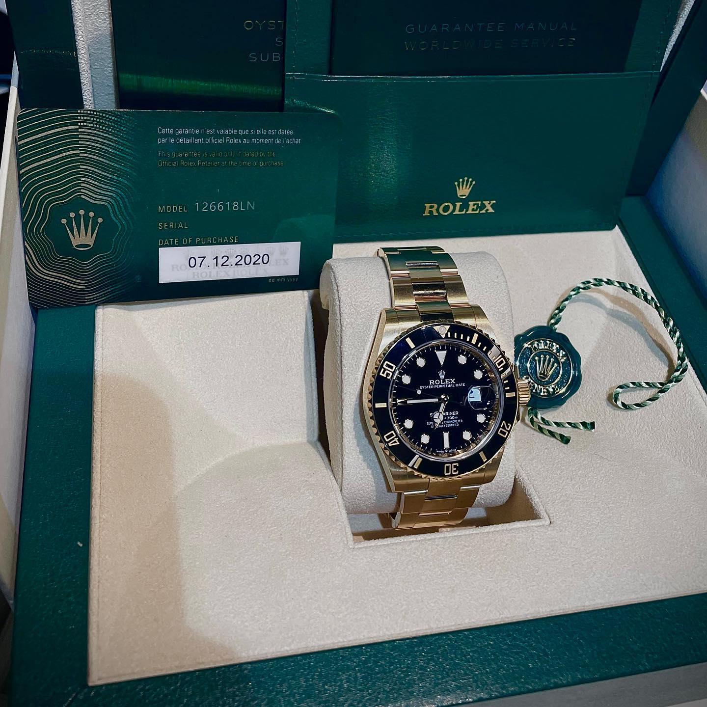 Rolex Perpetual Submariner m126618ln Series - LITELUX