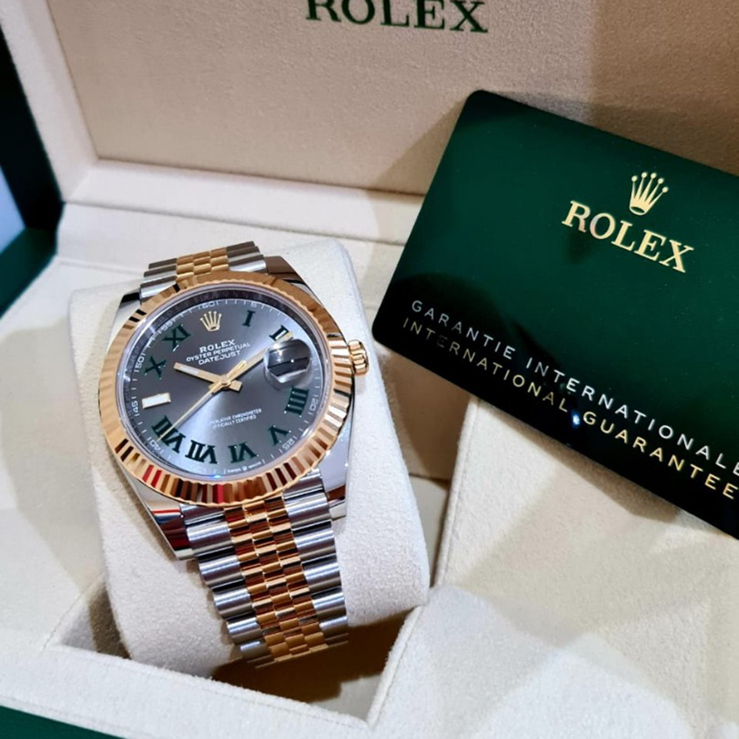 Rolex Datejust 41 Oystersteel and yellow gold Wimbledon - M126333-0020/126333-0019 Brand Unworn - LITELUX
