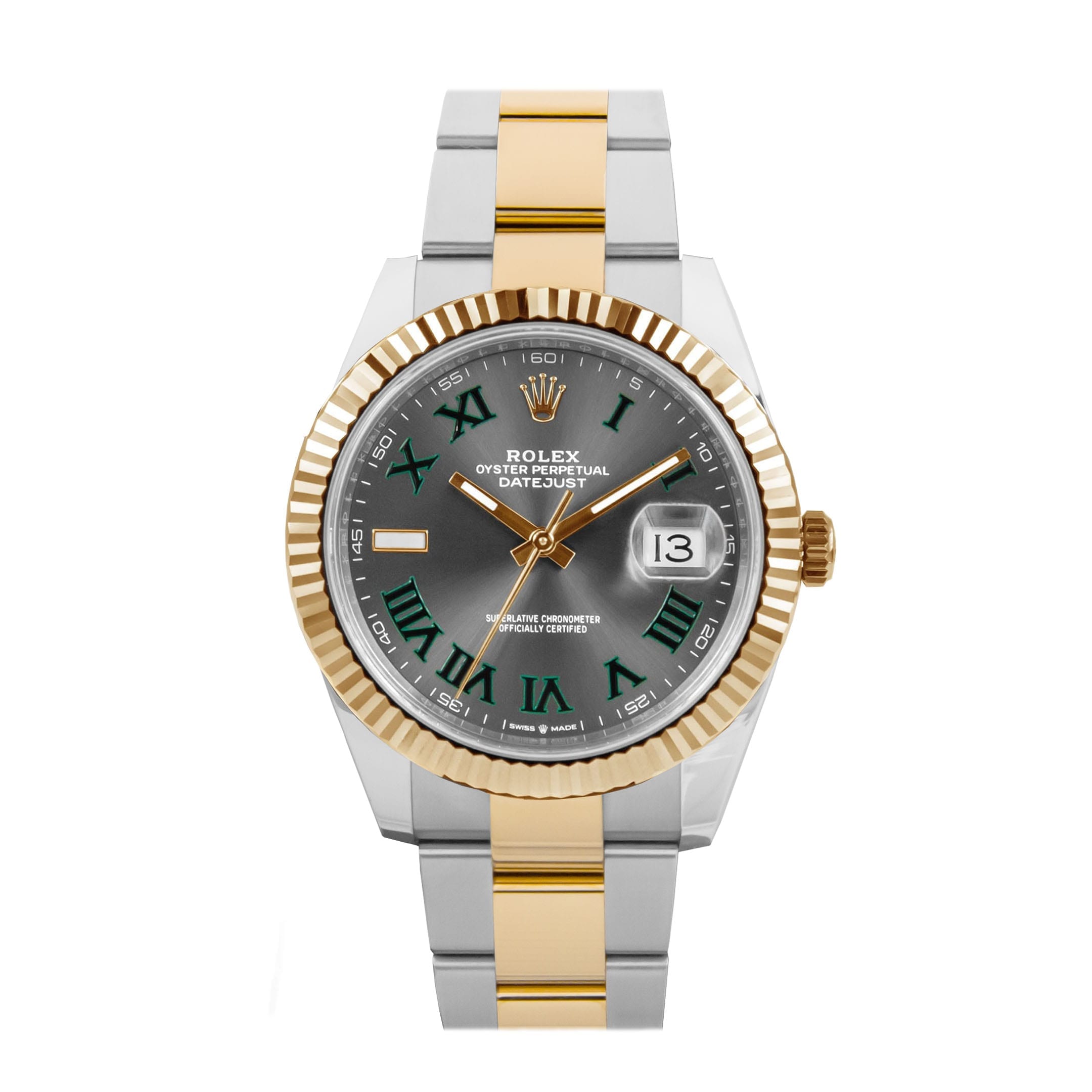 Rolex Datejust 41 Oystersteel and yellow gold Wimbledon - M126333-0020/126333-0019 Brand Unworn - LITELUX