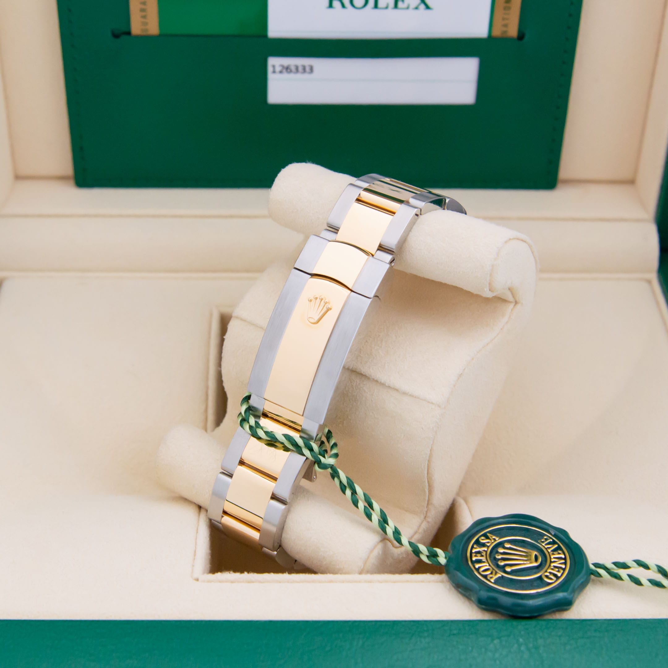 Rolex Oyster Perpetual Datejust 41 Two-tone Wimbledon Watch 126333-0019 Unworn - LITELUX