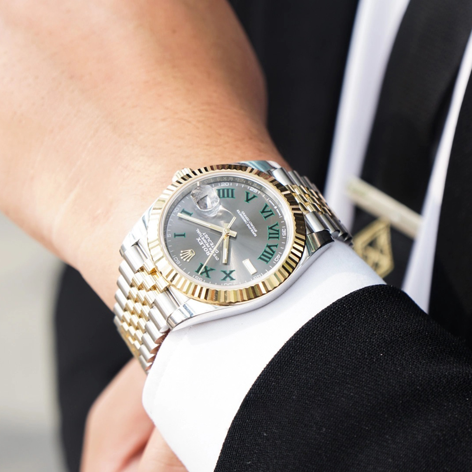 Rolex Datejust 41 Oystersteel and yellow gold Wimbledon - M126333-0020/126333-0019 Brand Unworn - LITELUX
