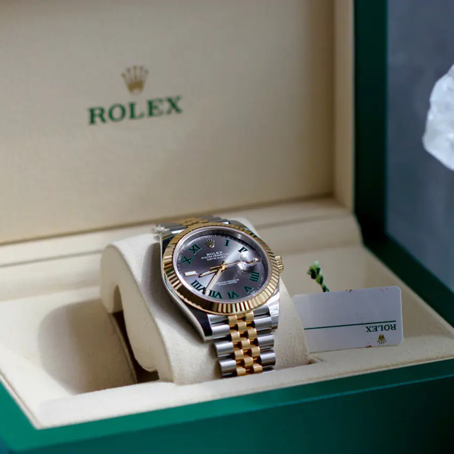 Rolex Datejust 41 Oystersteel and yellow gold Wimbledon - M126333-0020/126333-0019 Brand Unworn - LITELUX