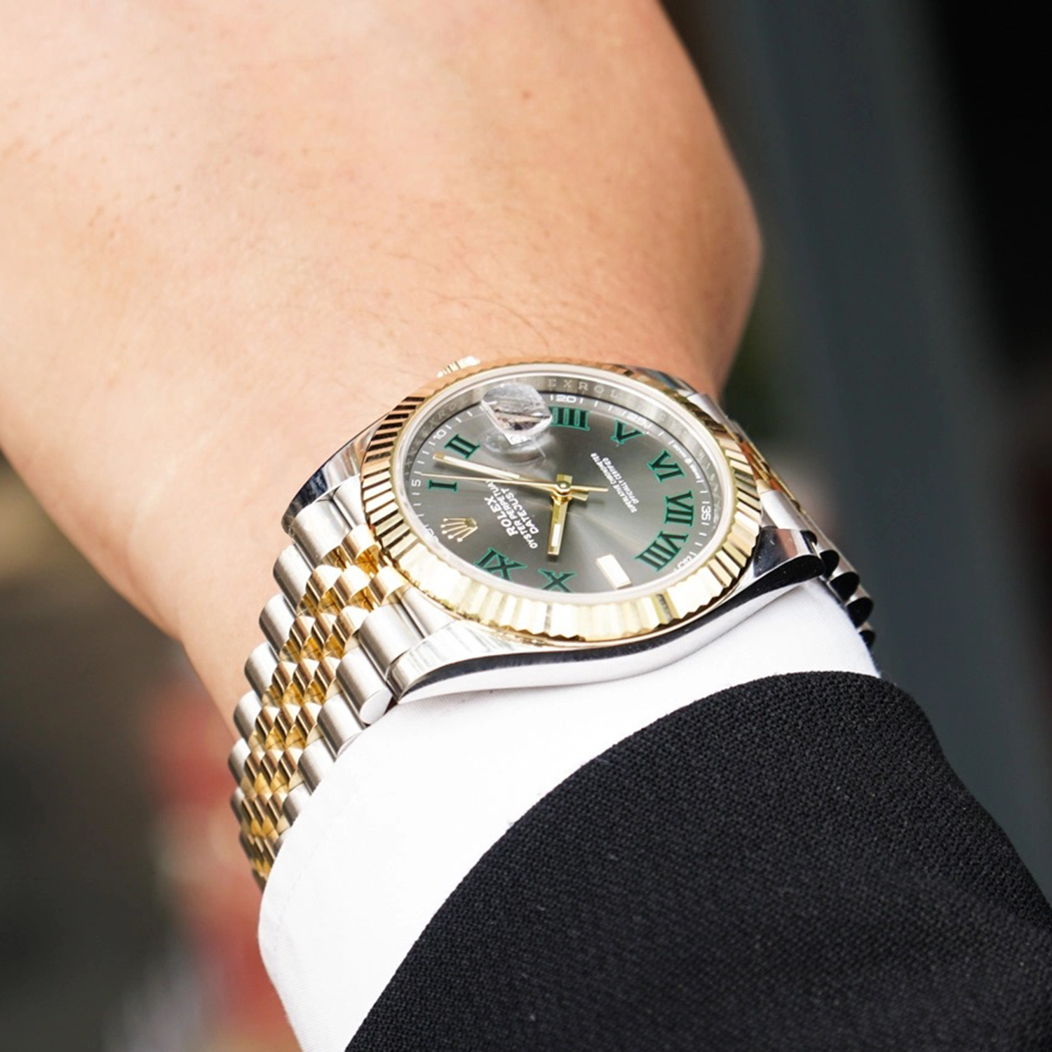 Rolex Datejust 41 Oystersteel and yellow gold Wimbledon - M126333-0020/126333-0019 Brand Unworn - LITELUX