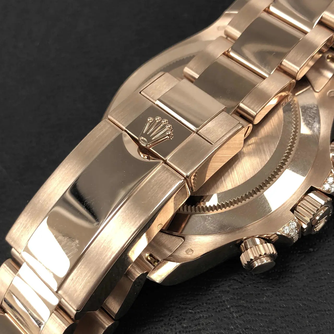 Rolex DAYTONA RAINBOW DIAMOND ROSE GOLD STAINLESS STEEL40MM - LITELUX