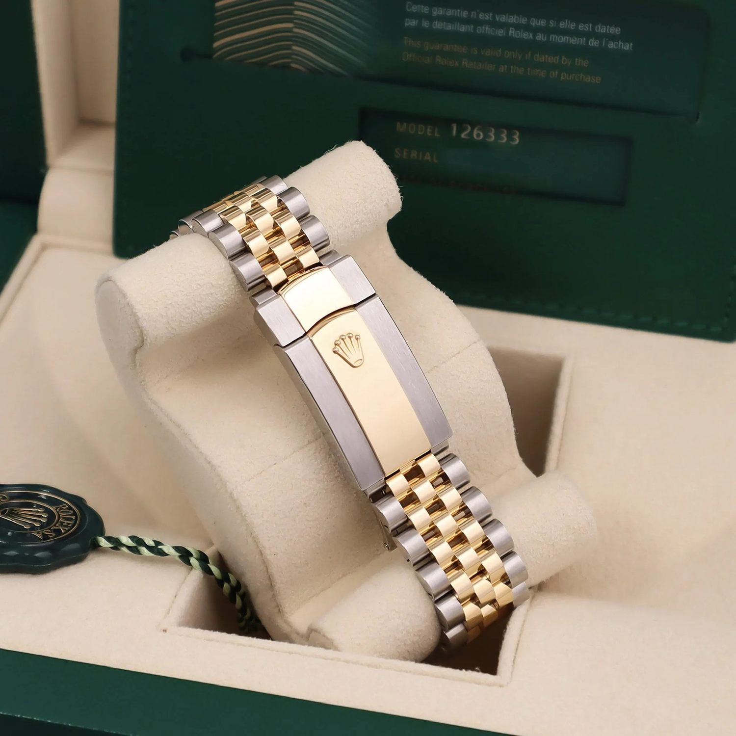 Rolex Datejust 41 Two Tone Oystersteel and yellow gold Black Dial 126333-0014 - LITELUX