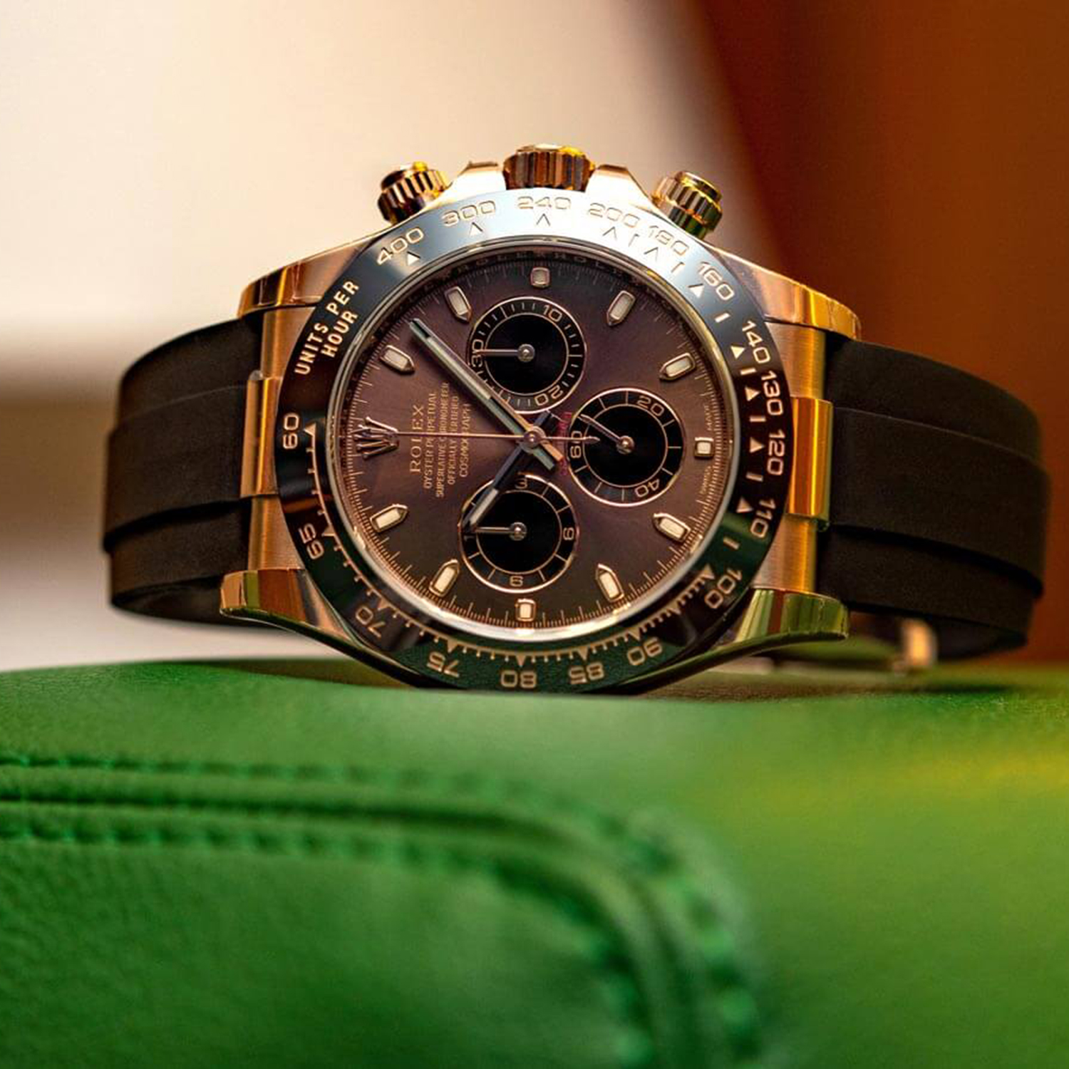 Rolex Cosmograph Daytona Everose Gold Chocolate Oysterflex M116515LN-0041 - LITELUX