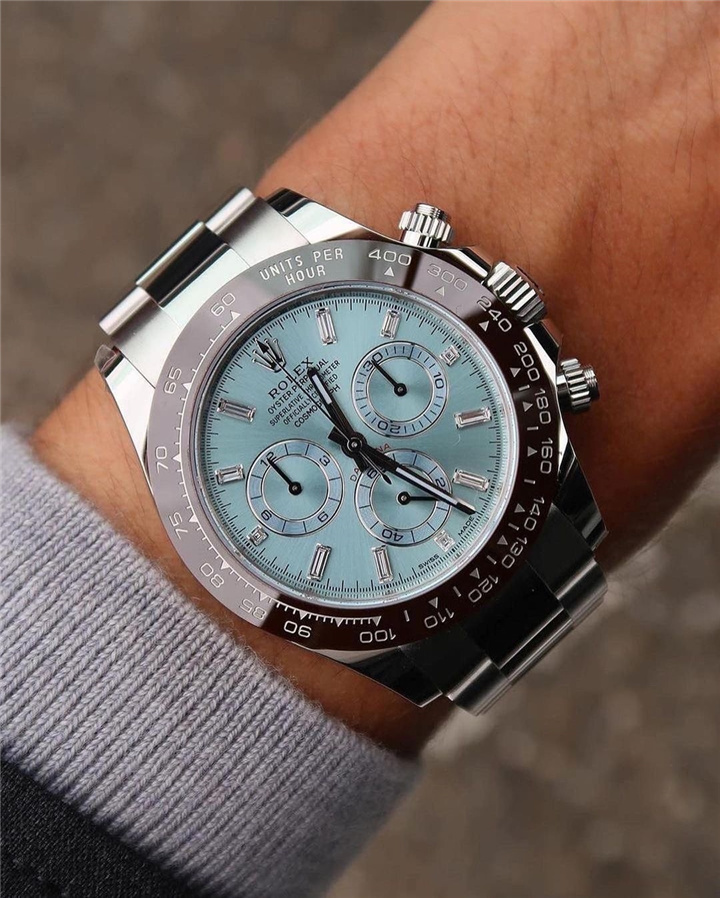 Rolex Cosmograph Daytona 40mm Platinum Ice-Blue Dial m116506 Series - LITELUX