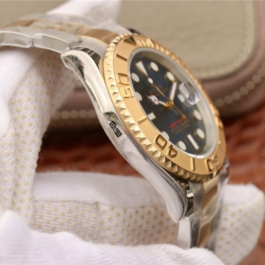 Yacht-Master 1 Goldmix ( Gold & Blue Dial ) Stainless Steel 40mm - LITELUX