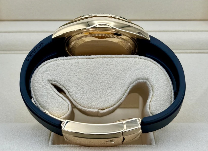 RLX Sky-Dweller 42mm 336238-0002 Yellow Gold Black Dial Oysterflex - LITELUX