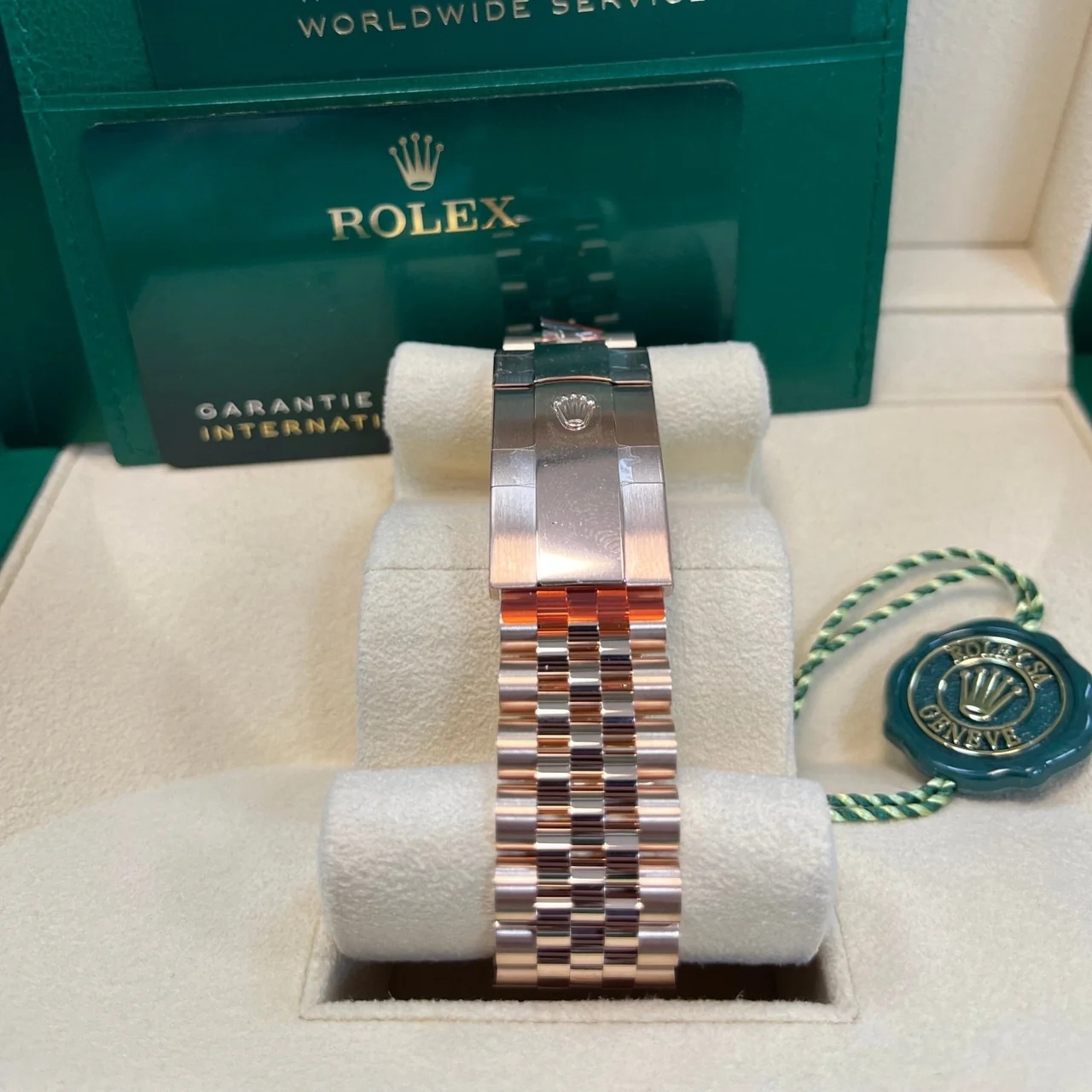 RLX Sky-Dweller 42mm 336935-0006 Rose Gold Chocolate Dial Jubilee - LITELUX