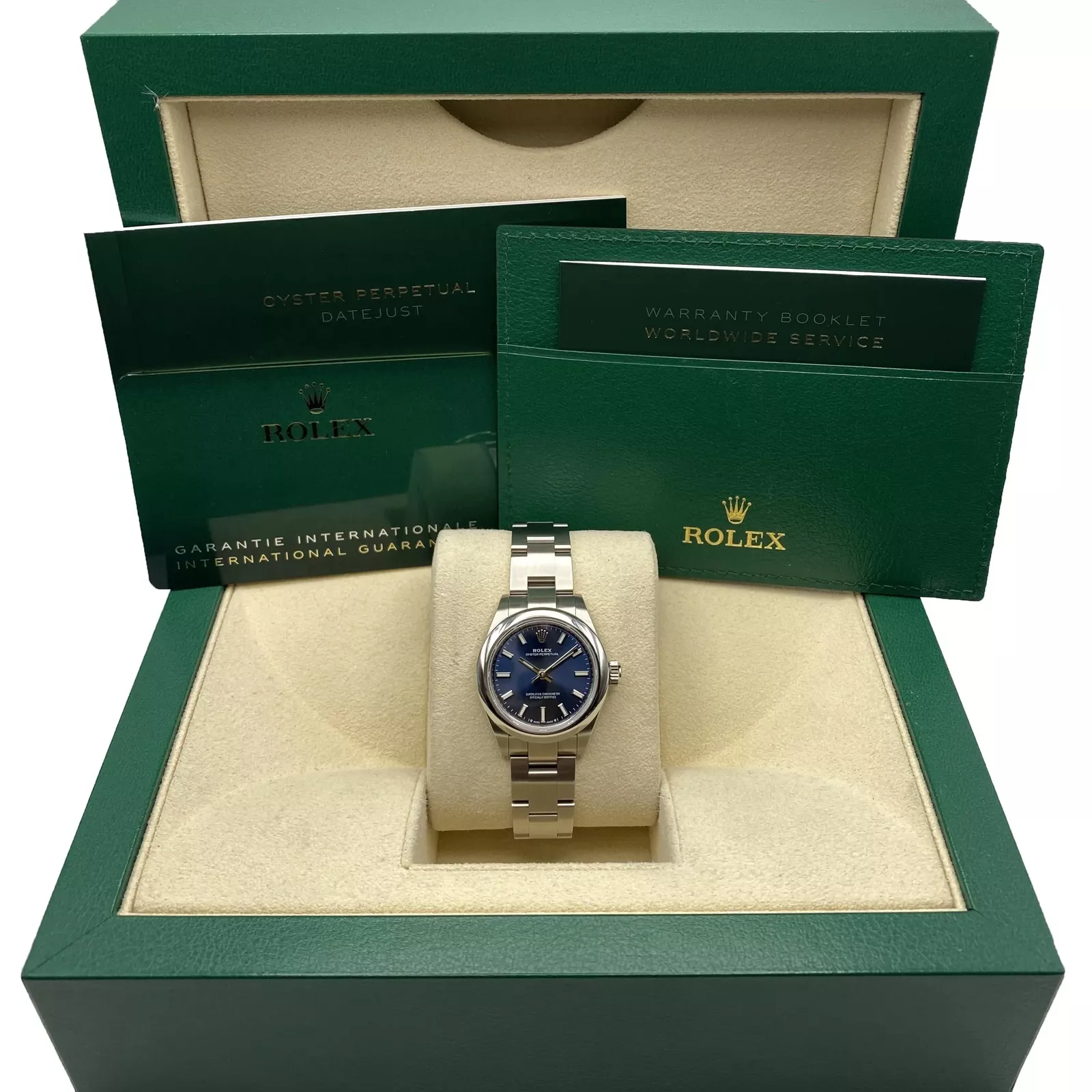 RLX Oyster Perpetual 31mm 277200-0017 Blue Dial Oyster Bracelet Watch - LITELUX