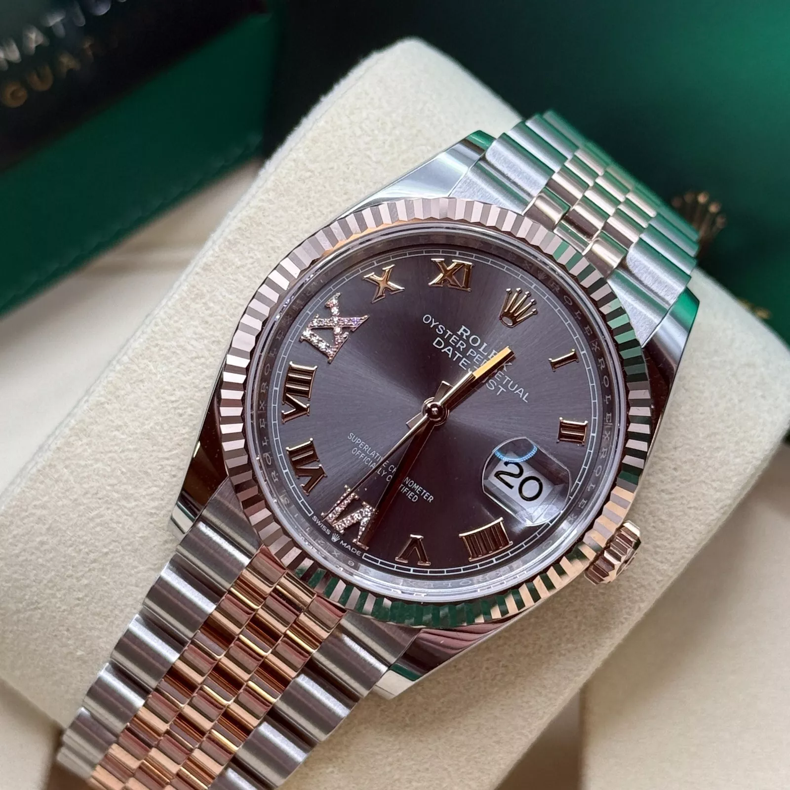 RLX Datejust 36mm 126231 Slate Dial Jubilee Bracelet - LITELUX