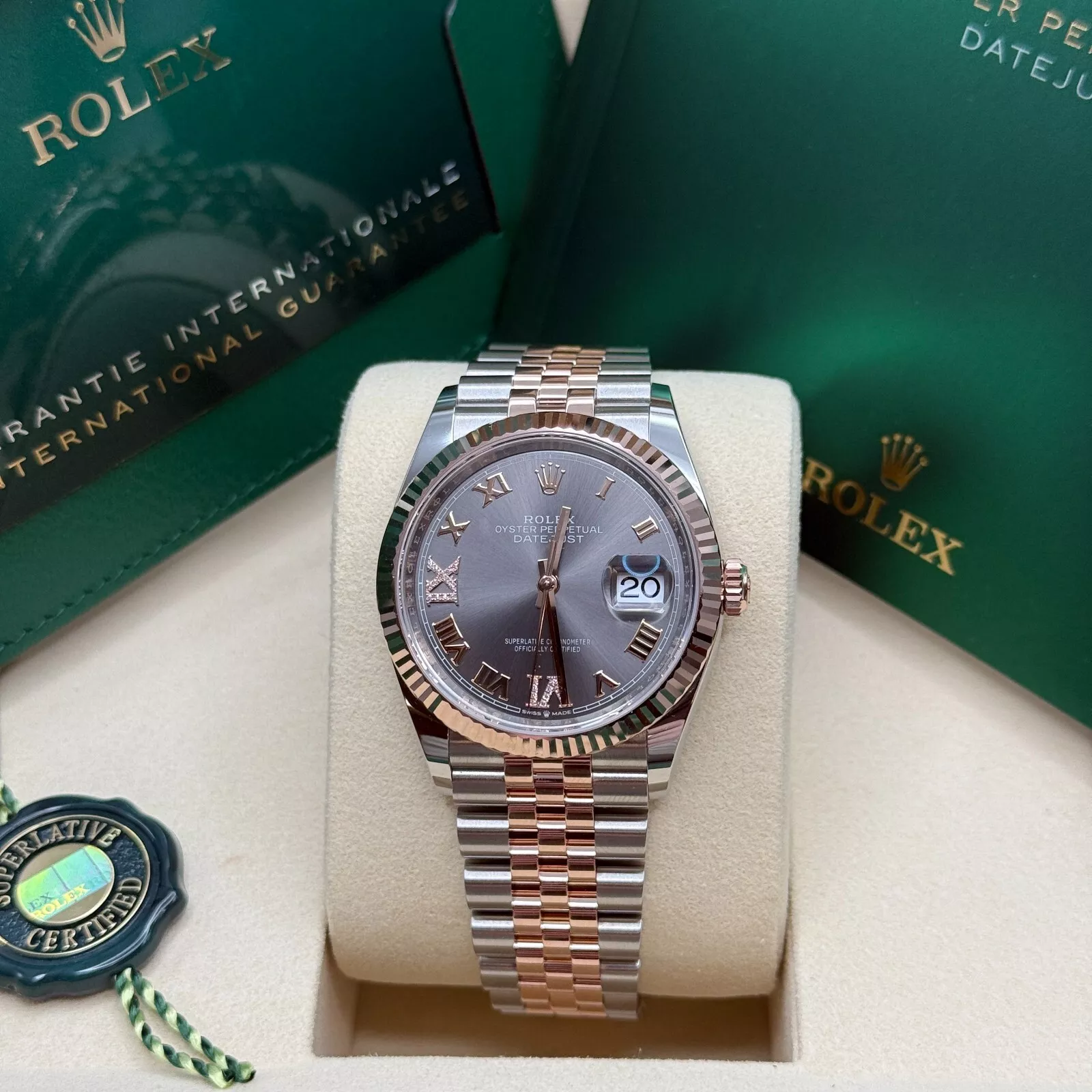 RLX Datejust 36mm 126231 Slate Dial Jubilee Bracelet - LITELUX